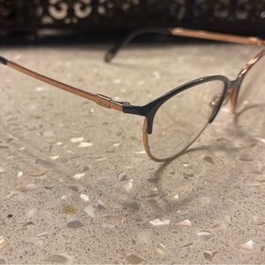 Tiffany & Co. Rose Gold and Black Glasses TF 1127